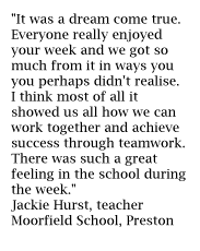 Quote from teacher, Preston