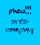 Phew Arts Company logo